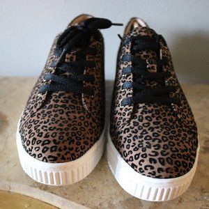 Soul Naturalizer Topaz2 Mini Leopard Print Thick Sole casual & comfy Sneakers 9W